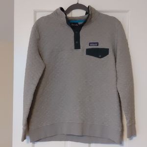 Patagonia quilted pullover women's large